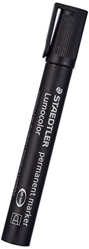 Image of STAEDTLER 352-9 Lumocolor permanent marker, refillable, black, 1 piece