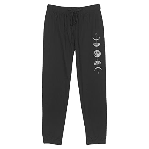 Image of Fifth Sun Women's Moons Arrow Sweatpants, Black, S
