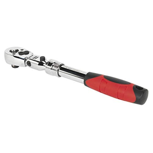 Image of Sealey Ak6681 Flexi-Head Ratchet Wrench 3/8Sq Drive Extendable