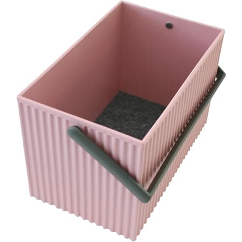 Image of Hachiman Omnioffre Stacking Storage Box Medium Rose Pink
