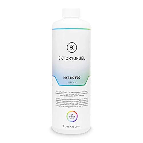Image of EK-CryoFuel Mystic Fog Premix Coolant 1000mL for PC Water Cooling Systems, D-RGB Reactive Semi-Transparent Coolant with Corrosion Protection