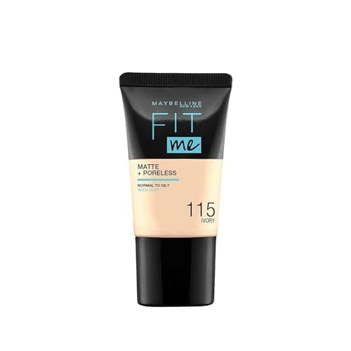 Image of Maybelline Fit Me Matte & Poreless Liquid Foundation - Ivory 115, 18 ml