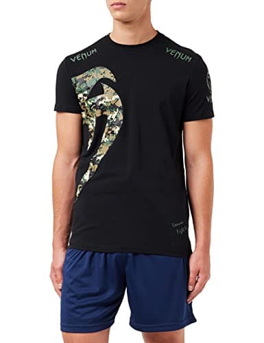 Image of Venum, Giant T-Shirt, Men's, M, Black/Forest Camo