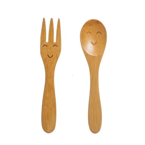 Image of Sass & Belle Kids' Bamboo Cutlery - Set of 2
