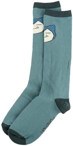 Image of Pokemon Snorlax Knee High Socks Female 39/42 Green KH458464POK-39/42