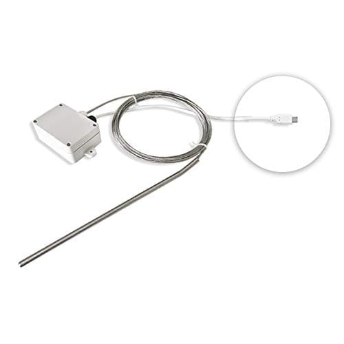 Image of Ubibot RS485 PT-100 Thermocouple Temperature Probe, Platinum Resistor Sensor for Extreme Heat or Cold, Monitor -200 to 400 C,USB Connector, for WS1 Pro Device only