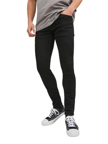 Image of JACK & JONES Liam Original AKM 773 Skinny Fit Jeans-W31-32L (Black)