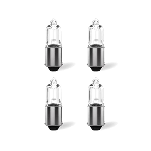 Image of Lanuovx 4X 434 H6W BAX9s Car Bulbs 12V 6W Halogen Offset Pins 150 Degree Sidelights Parking Lamp