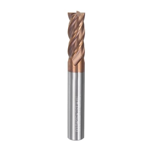 Image of sourcing map 10mm Dia 10mm Shank Square Nose End Mill 4 Flutes HRC50 Carbide AlTiN Coated CNC Router Bits Cutter Tools for End Milling CNC Machining
