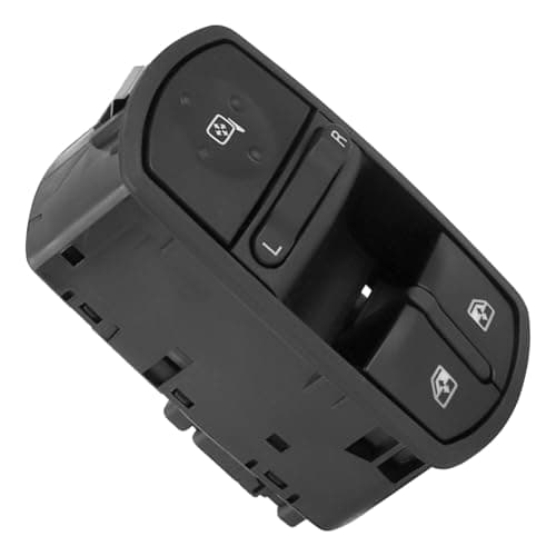 Image of Window Switch Driver Side, 13258521 Electric Power Window Switch Button Compatible with Vauxhall Opel Corsa D S07 2006-2014 Window Regulator Switch