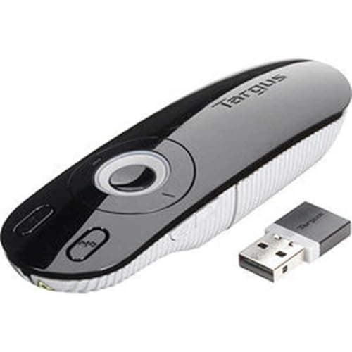 Image of Targus Wireless Multi-Functional Laser Presentation Remote with Laser Clicker and Keylock Technology, Black (AMP13EU)