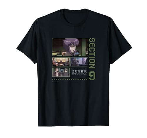 Image of Ghost in the Shell: Stand Alone Complex Section 9 Frames T-Shirt