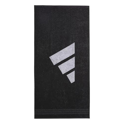 Image of adidas Unisex PERFORMANCE TOWEL LARGE, black/white, One size