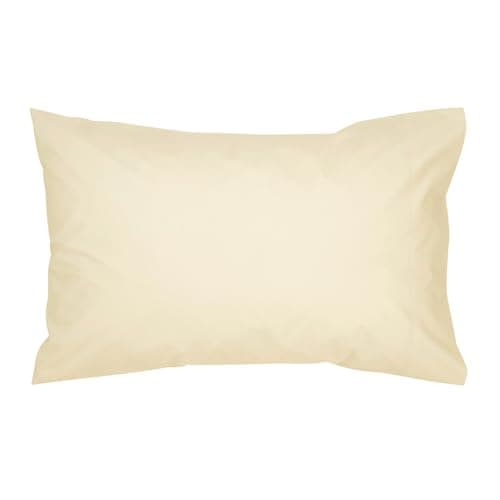 Image of Christy Standard Pillowcases 2 Pack | 400TC Luxury Bedding | Gold Pillow Case Pair | 100% Cotton Sateen | Soft Silky Bed Linen