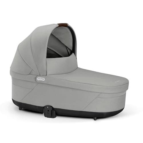 Image of Cybex Cot S Lux/Stone Grey-mid Grey PU1