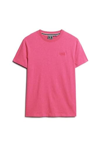 Image of Superdry Men's Vintage Logo Emb Tee T-Shirt, Magenta Marl., M