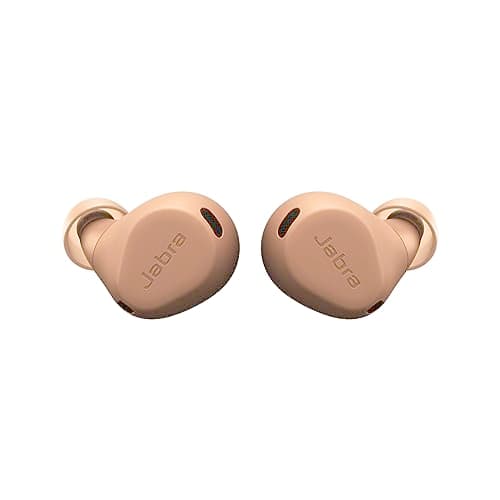 Image of Jabra Elite 8 Active - Wireless In-Ear Bluetooth Earbuds with Adaptive Hybrid Active Noise Cancellation and 6 built-in Microphones, Water and Sweat Resistant - Caramel