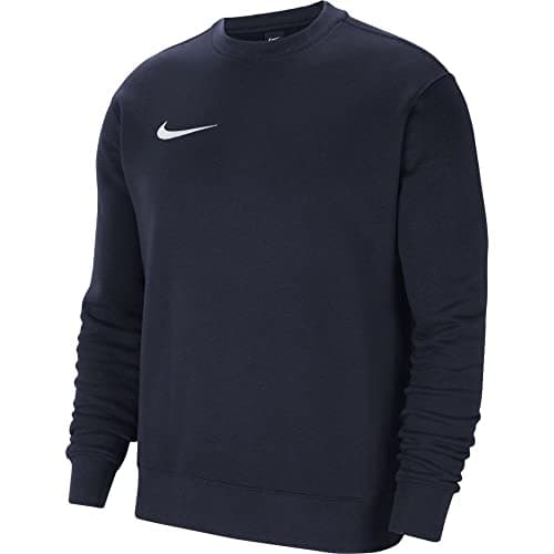 Image of NIKE Men's M Nk Flc Park20 Crew Sweatshirt, Obsidian/White, XXL UK