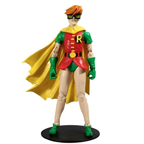 Image of McFarlane Toys, 7-Inch DC Dark Knight Returns Robin Action Figure with 22 Moving Parts, Collectible DC Figure with Unique Collectible Character Card – Ages 12+