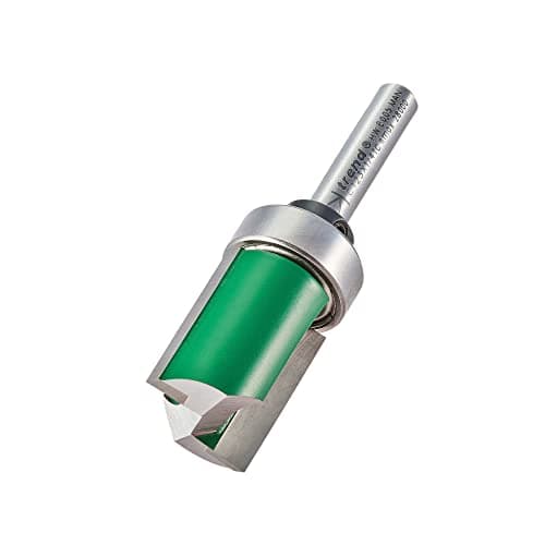 Image of Trend CraftPro Guided Profiler Router Cutter, 1/4 Inch Shank, 19.1mm Cut Diameter & 25.4mm Cut Length, Tungsten Carbide Tipped, C123X1/4TC