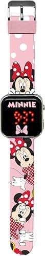 Image of Minnie Mouse LED Display Watch with Silicone Character Strap for Kids