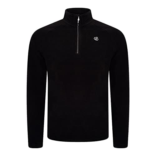 Image of Dare 2b Mens Freethink II Half Zip Sweatshirt Fleece Jacket, Sustainable & Soft - Perfect for Outdoors, Walking, Hiking & Camping Black