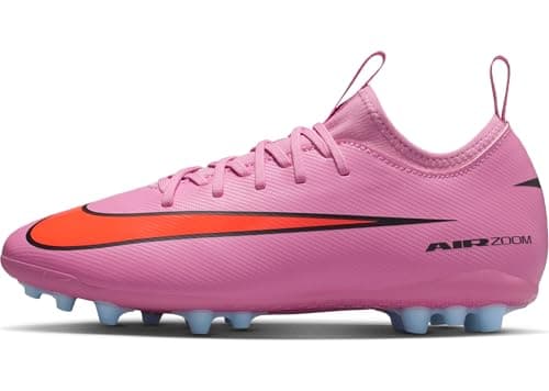 Image of Nike Unisex Kids Jr Zoom Vapor 16 Academy Ag Football Shoe, Magic Flamingo Black Total CRI, 5 UK