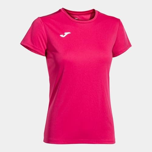 Image of Joma Womens Combi M/C 900248.500 Damen T-Shirts - Pink/Fuchsia, Medium, Fuchsia, M EU