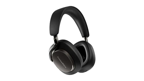 Image of Bowers & Wilkins Px8 S2 Noise Cancelling Wireless Headphones with Bluetooth Audio, & Quick Charge, 30 Hours of High-Resolution Playback and Built-In Microphone – Onyx Black