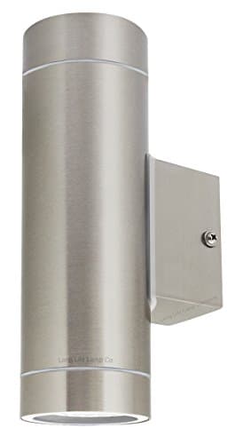 Image of Long Life Lamp Company Stainless Steel Double Outdoor Wall Light IP65 Up Down Outdoor Wall Light ZLC 02