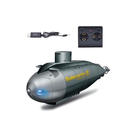 Image of TBRICKFUNR Remote Control Mini Nuclear Submarine, 6CH RC Underwater Boat with USB Charging Cable, Perfect for Any Water Conditions, Electric Water Marine Boat Gift