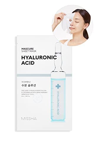 Image of MISSHA - Mascure Hydra Solution Facial Mask with Hyaluronic Acid | Intensive Hydration | Soft and Rejuvenated Skin | Ideal for Dry Skin, 1 unit