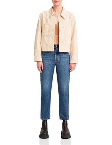 Image of Levi's Women's 501 Crop Jeans, Orinda Troy Horse, 23W / 26L