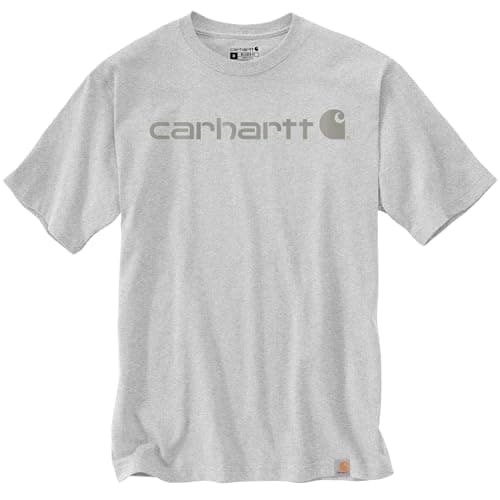 Image of Carhartt Relaxed Fit Heavyweight Short-Sleeve Logo Graphic T-Shirt