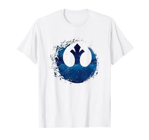 Image of Star Wars The Rise Of Skywalker Resistance Symbol Wave T-Shirt