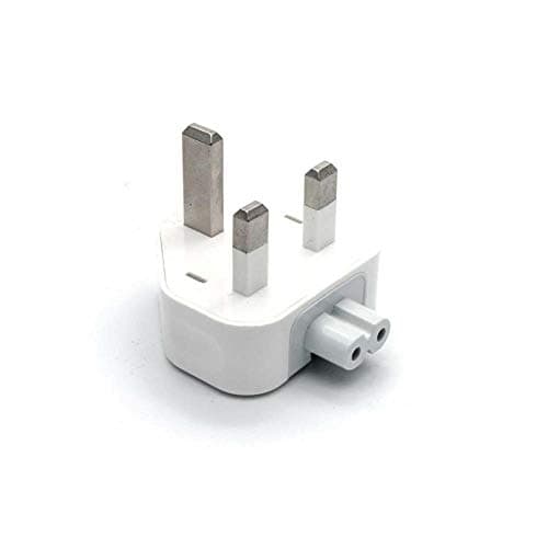 Image of TB® UK Plug Duckhead Power Adapter with FUSE For All MacBooks USB-C Power Adapters, MagSafe and MagSafe 2 Power Adapters 10W 12W Replacement UK 3 Pin AC Power Adapter