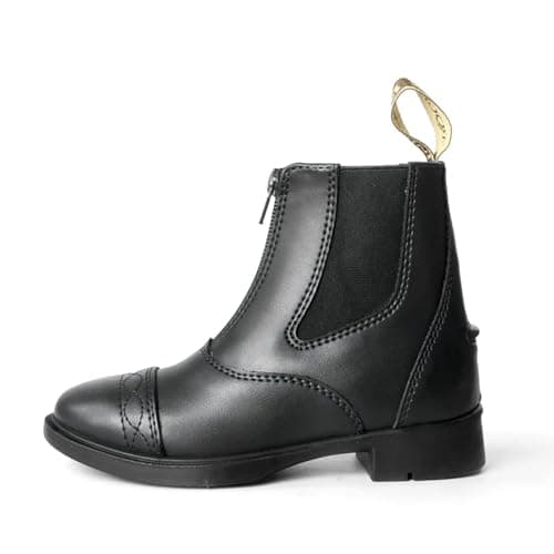 Image of Brogini Kids Tivoli Piccino Childrens Paddock Boots Jodhpur Black 10 UK Child