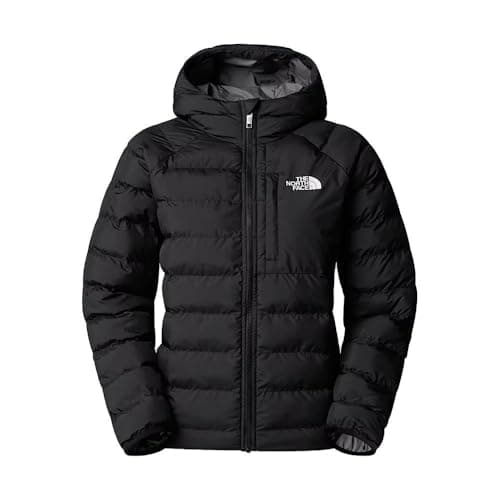 Image of The North Face Girls Reversible Perrito Hooded Jacket, Tnf Black/Smoked Pearl, 14/16 Years
