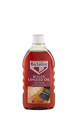Image of Bartoline Boiled Linseed Oil 500 ml – Fast-Drying Wood Protector for Softwood Garden Furniture & Interior Wood