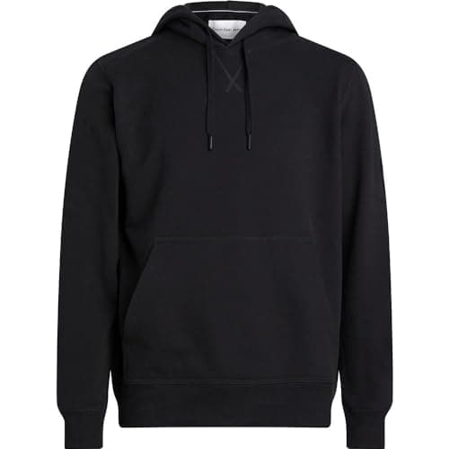 Image of Calvin Klein Men's Badge Hoodie, Black (Ck Black), M
