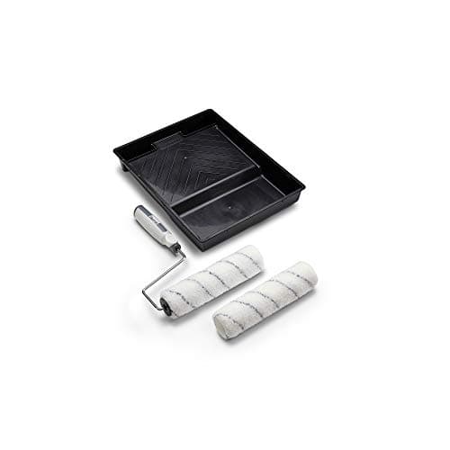 Image of Harris Seriously Good Walls & Ceilings Twin Medium Pile Paint Roller Set with Tray & Frame | 9"