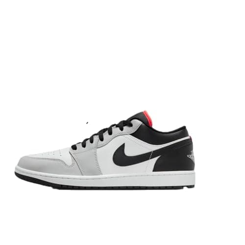 Image of Air Jordan 1 Low Men's Shoes (Neutral Grey/Summit White/Infrared 23/Black), Neutral Grey/Summit White/Infrared 23/Black, 8.5