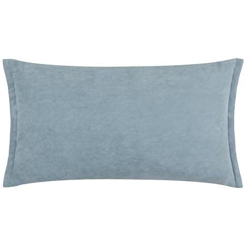 Image of Yard Merton Velvet Cushion Cover - Dusty Blue - 30x50cm