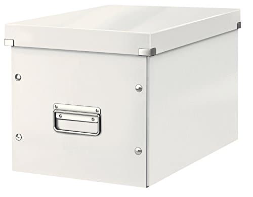 Image of Leitz Large Storage Cube, White, Click and Store Range, 61080001