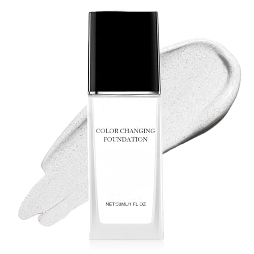 Image of Colour Changing Foundation for Mature Skin - Hydrating Natural Coverage, SPF 20, Soft Matte & Oil Control, Lightweight & Long-Lasting Face Foundation for Light to Medium Skin Tones