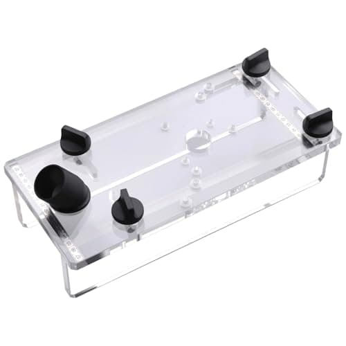 Image of 495246 for festool Plexiglass Template Routing Aid Fit for festool of 900, of 1000, of 1010, of 1010 R, of 1400, of 2000, of 2200 Routers, Trenching Template, Edge Routing 10-Year Free Replacement