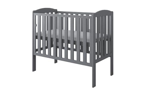 Image of Viculii Waffi Space Saver Baby Cot Only | 100x50cm | Baby Mini Cot with Dropside (Grey)