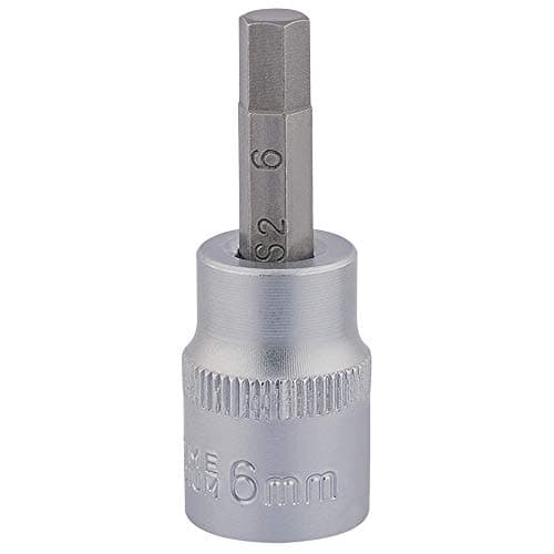Image of Draper 16284 3/8 Inch Square Drive Socket with Hexagonal Bit, 6mm