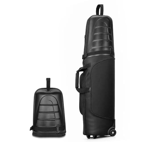 Image of EVERGOODS Golf Travel Bags for Airlines with Reinforced Wheels and Hard Case Top,900D Heavy Duty Oxford Wear-Resistant and Waterproof Golf Travel Case Soft-Sided Golf Club Bag, golf carry bag