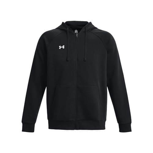 Image of Under Armour Men's UA Rival Fleece FZ Hoodie Shirt Black